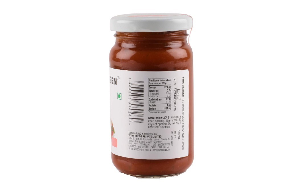 Fric Bergen Salsa Dip    Glass Jar  200 grams